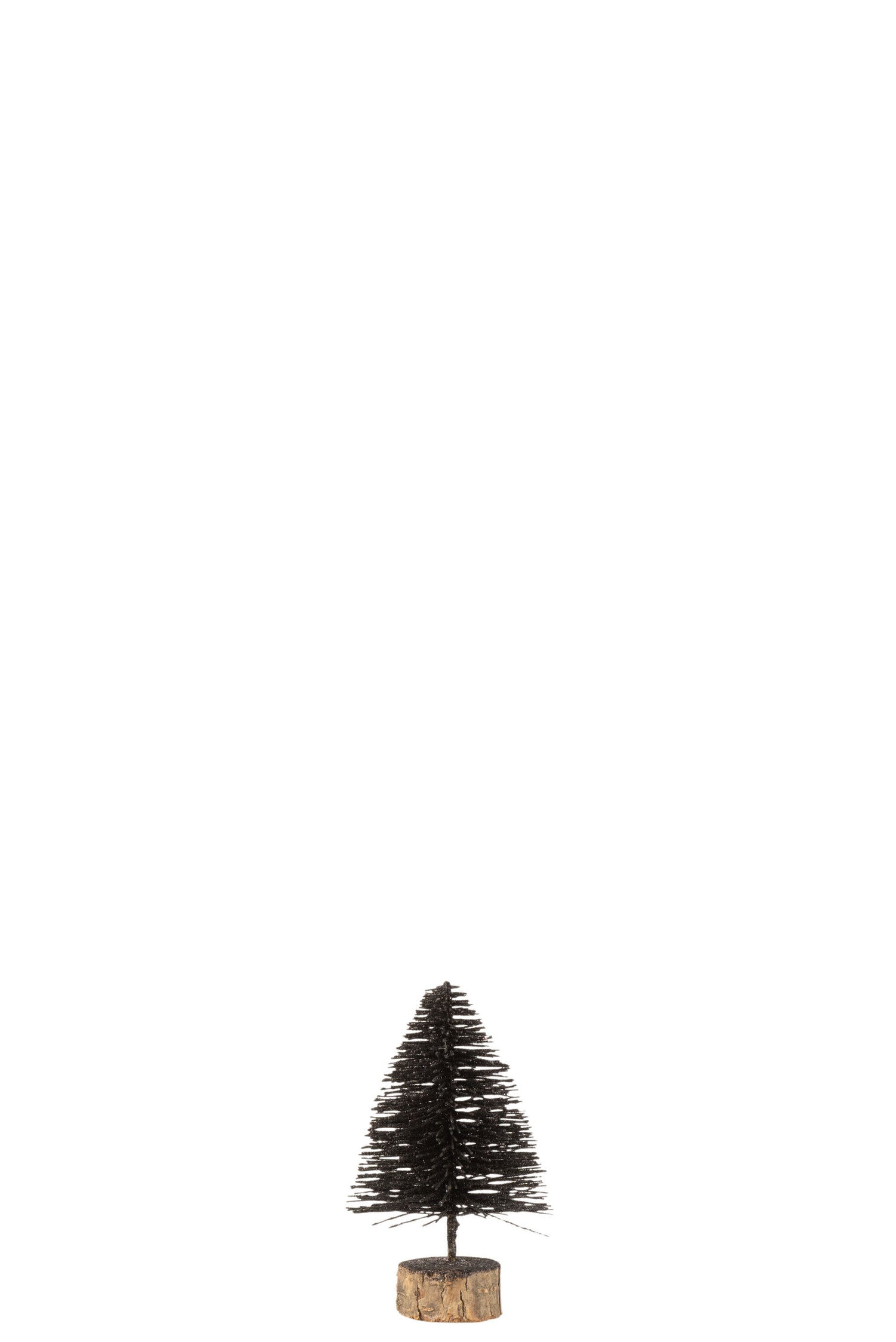 J-Line Kerstboom - kunststof - zwart - extra small