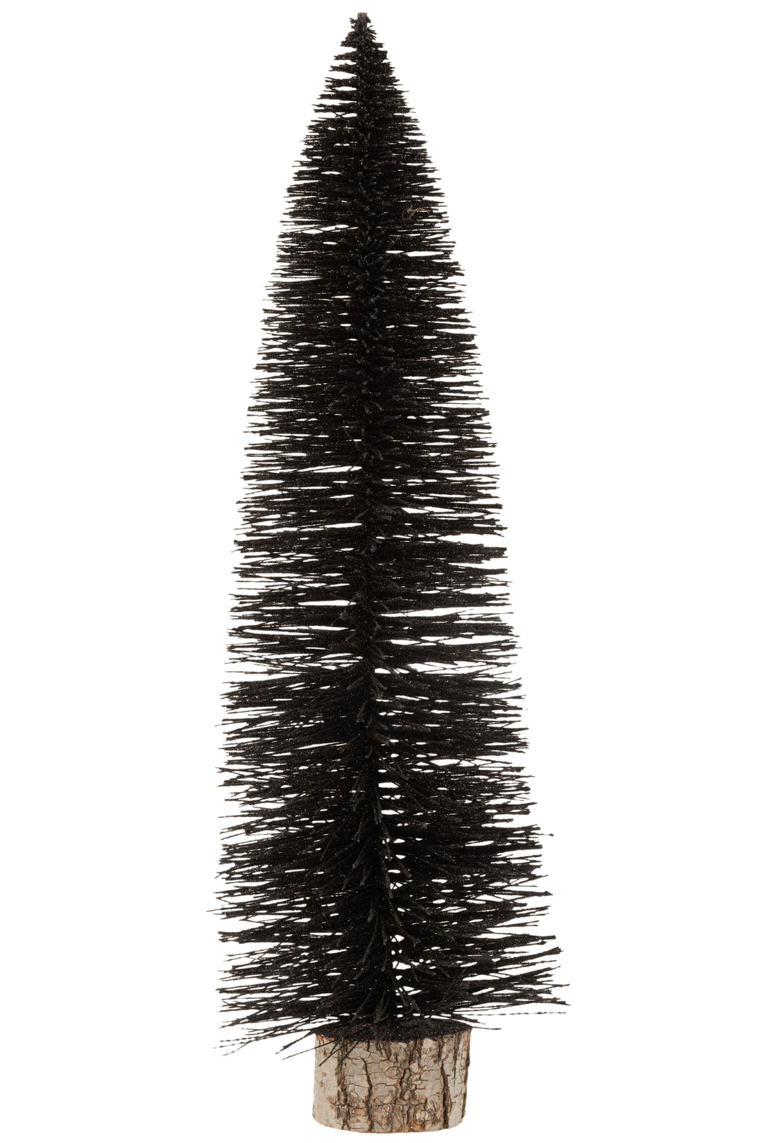 J-Line Kerstboom - kunststof - zwart - large