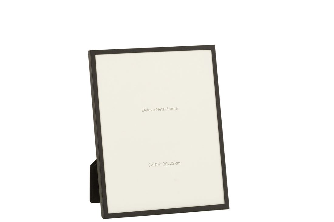 J-Line Fotokader Fijne Boord 20X25 Metaal Zwart Large