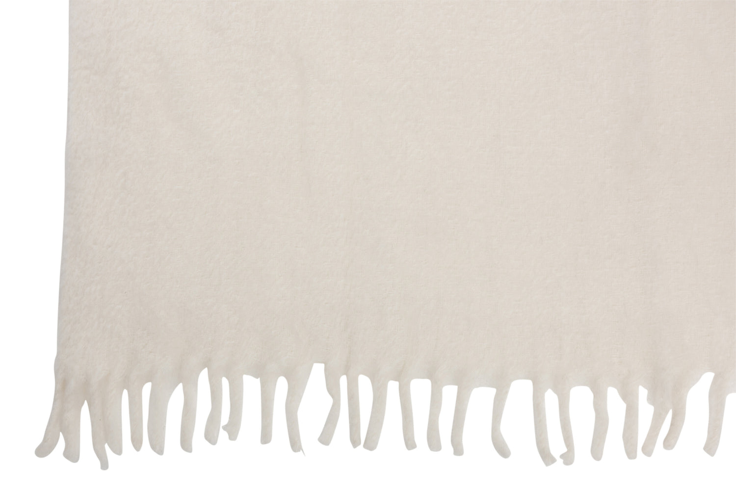 J-Line Plaid - polyester - zwart/ wit - 190 x 136 cm