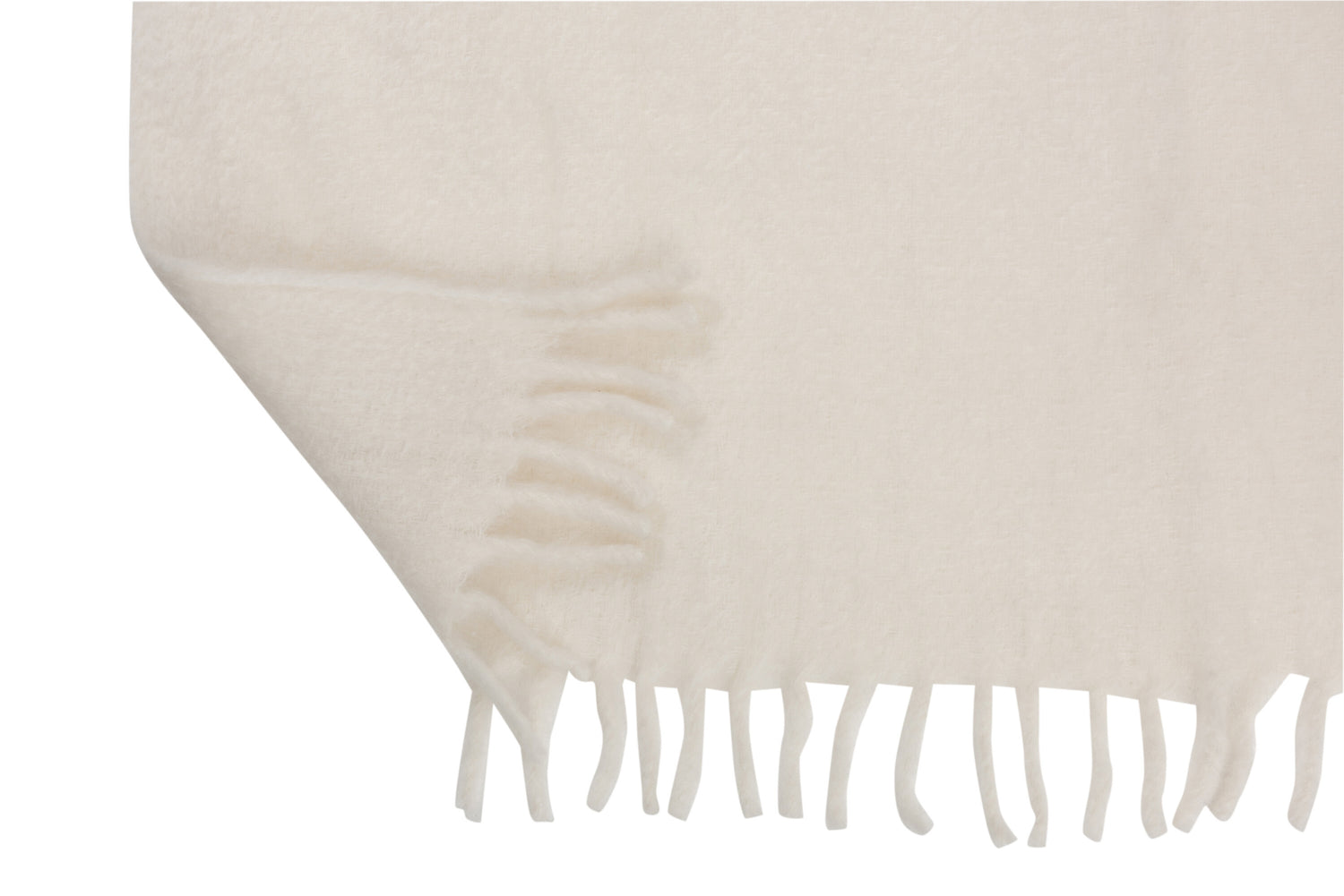 J-Line Plaid - polyester - zwart/ wit - 190 x 136 cm