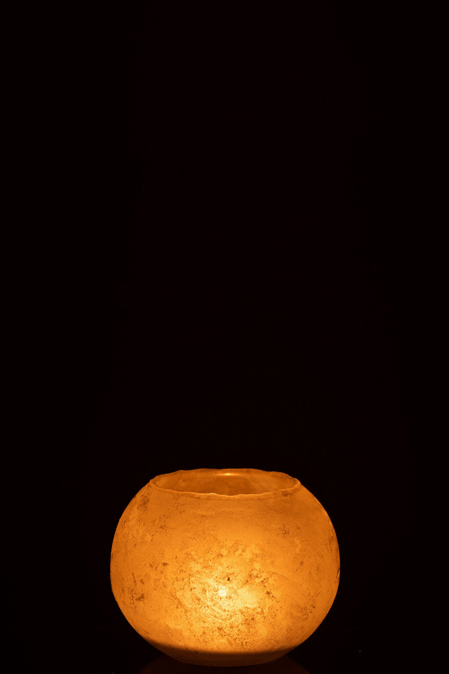 Vaas Soda Rond Glas Goud Klein