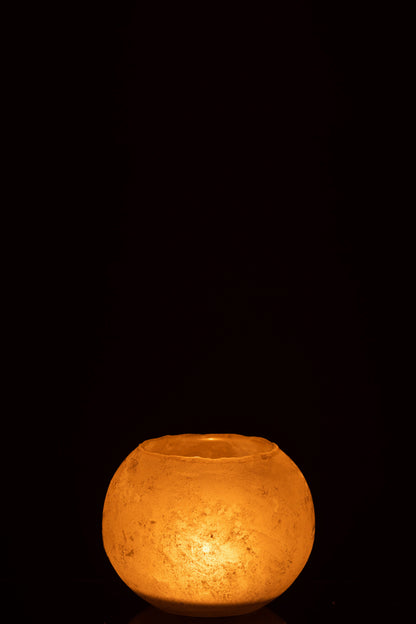 Vaas Soda Rond Glas Goud Klein