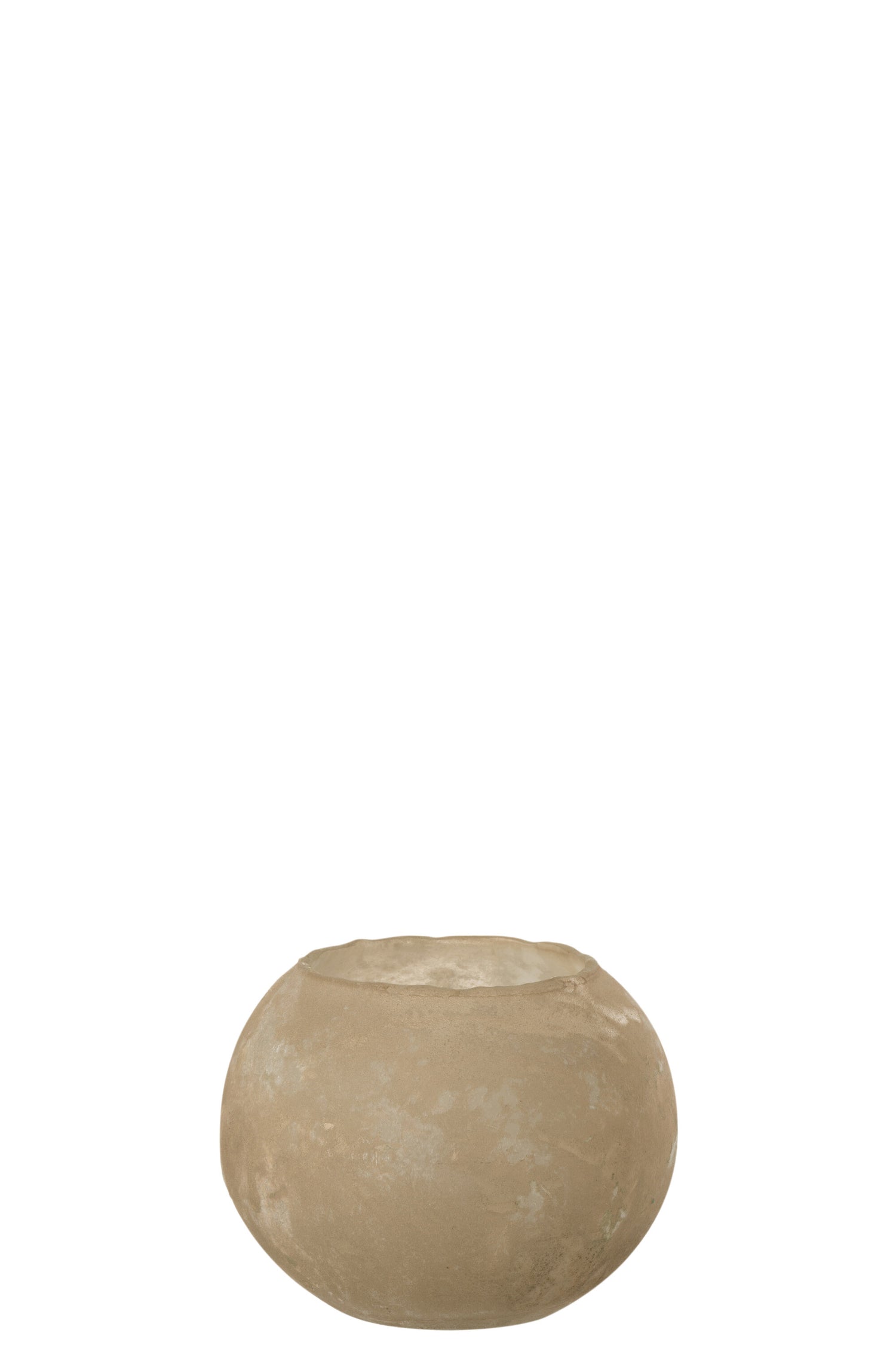 Vaas Soda Rond Glas Goud Klein