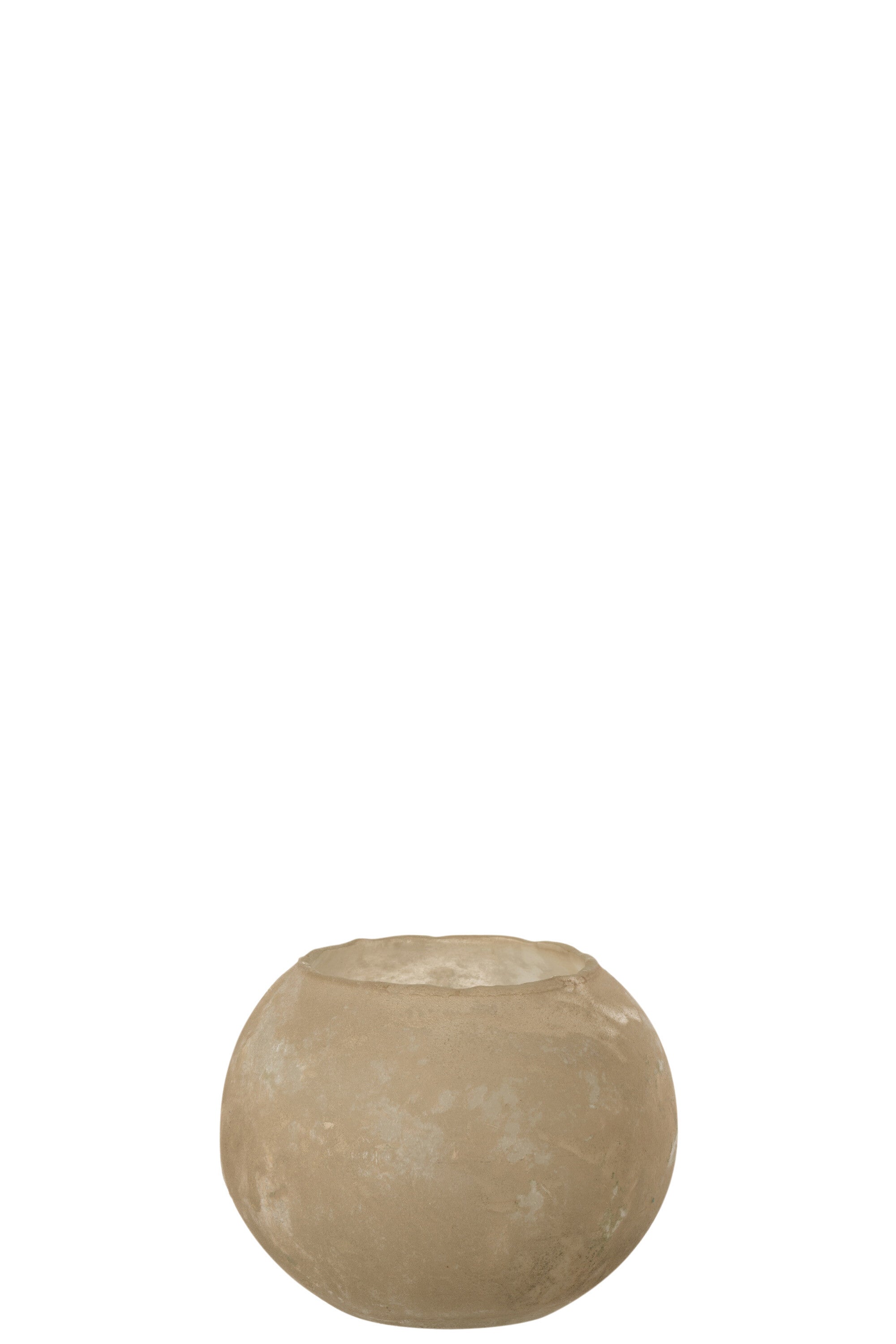 Vaas Soda Rond Glas Goud Klein