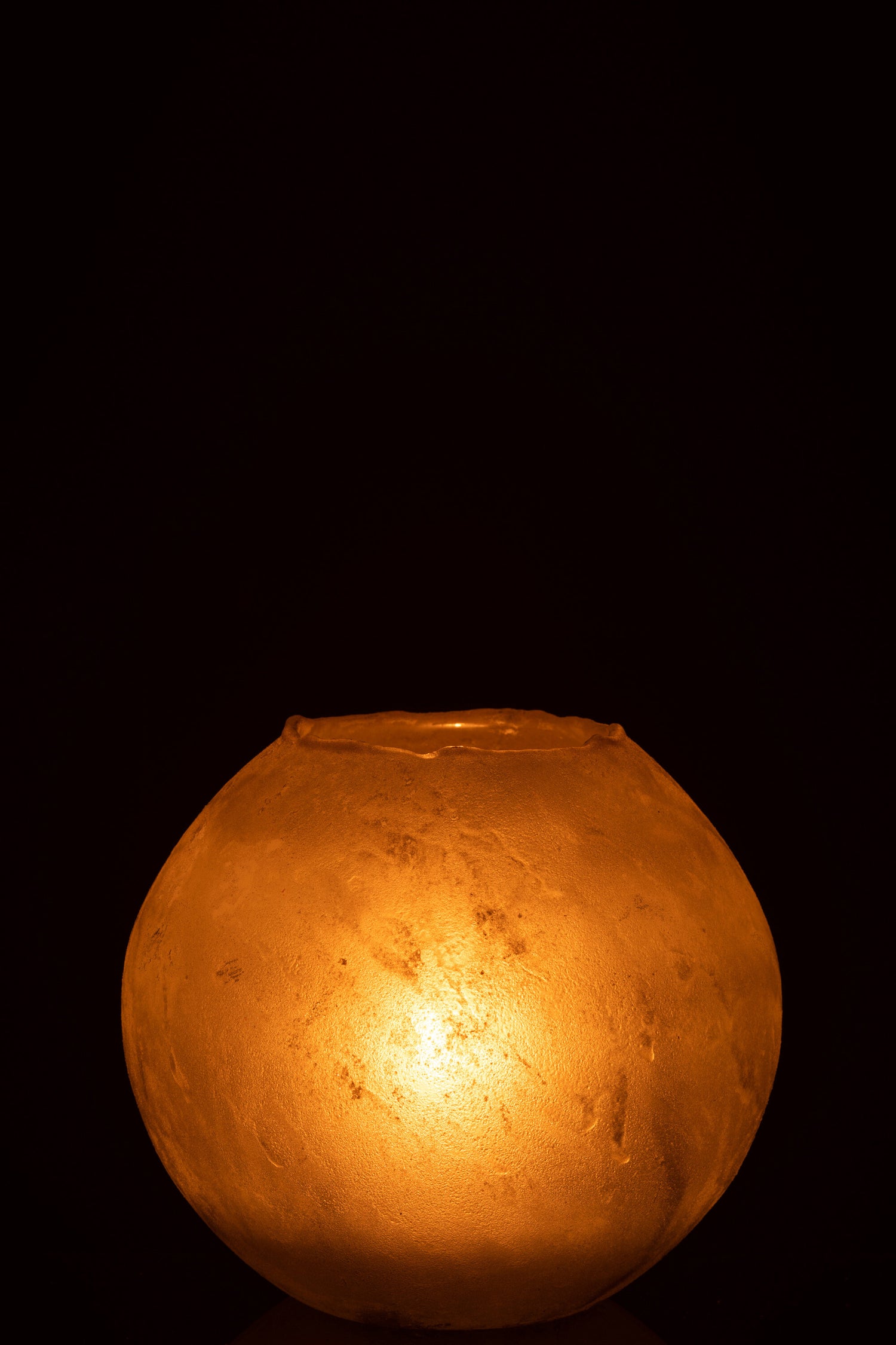 Vaas Soda Rond Glas Goud Groot