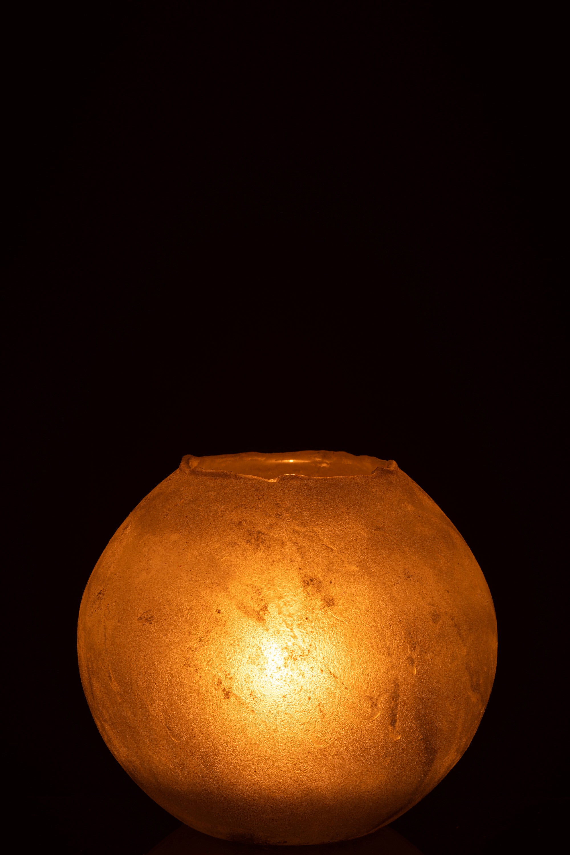 Vaas Soda Rond Glas Goud Groot