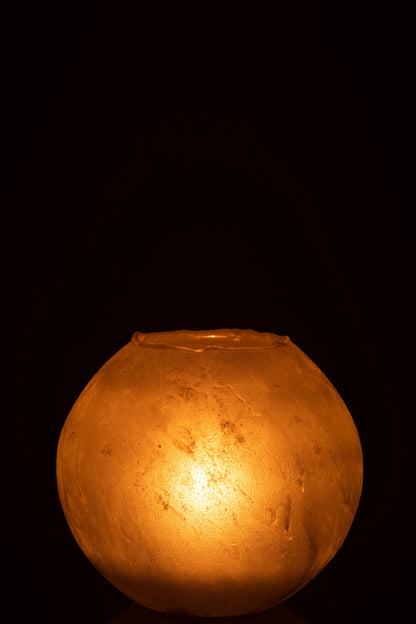 Vaas Soda Rond Glas Goud Groot