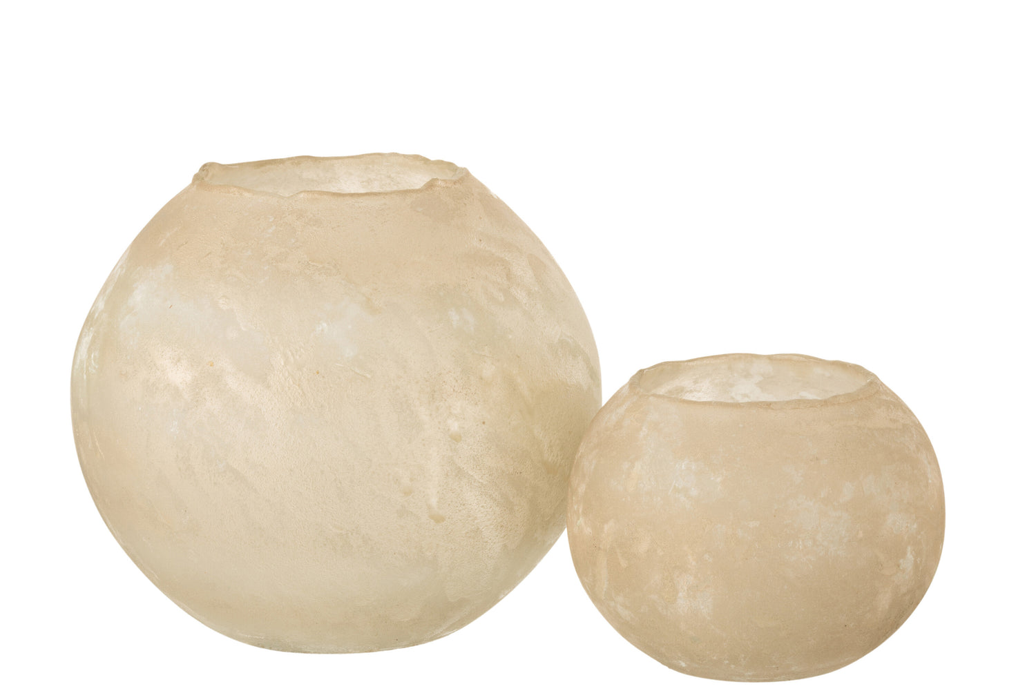 Vaas Soda Rond Glas Goud Groot