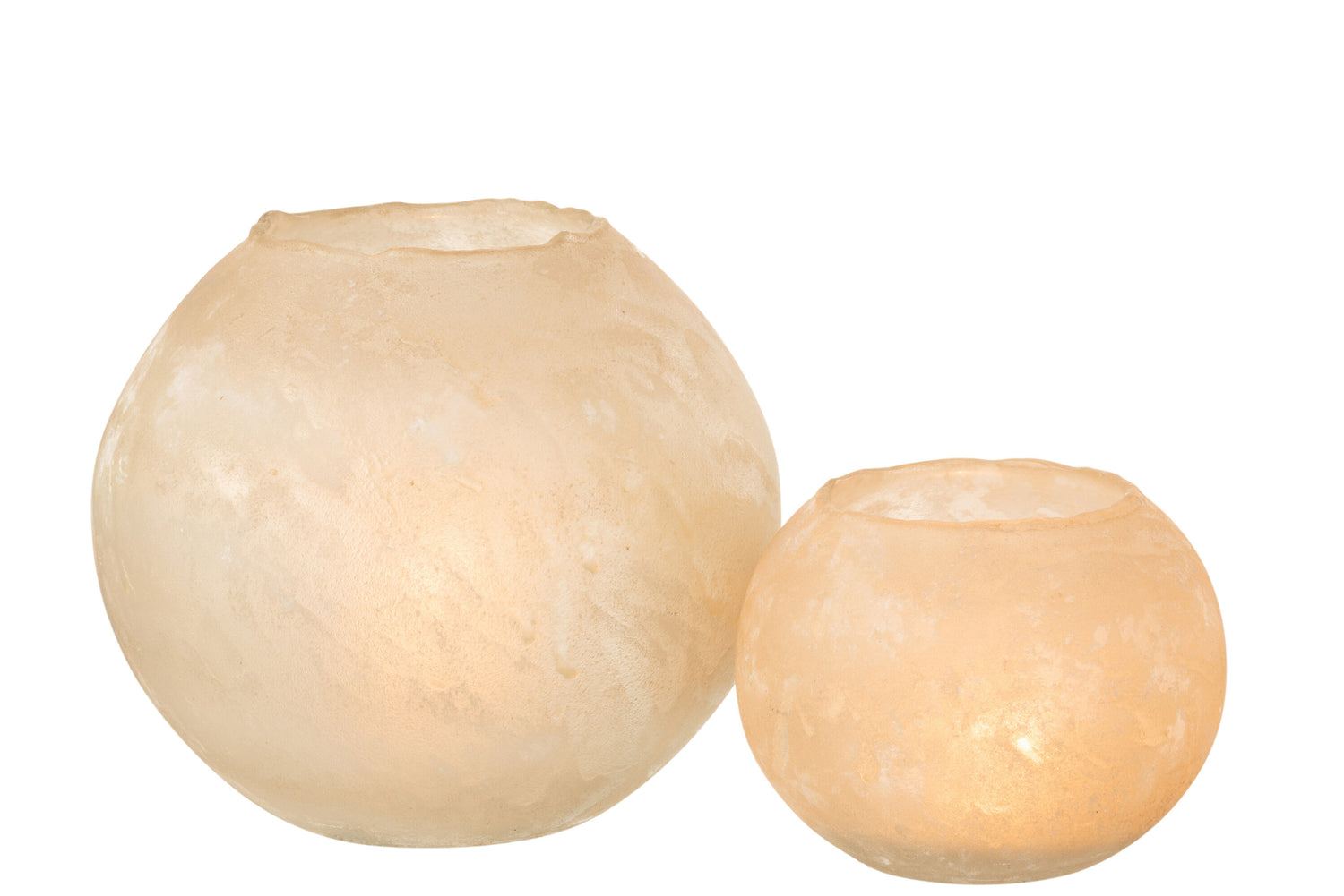 Vaas Soda Rond Glas Goud Groot