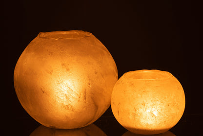 Vaas Soda Rond Glas Goud Groot
