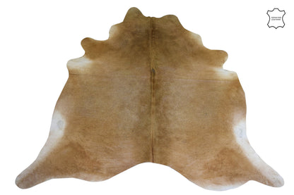 Runderleer Beige 3-4M²