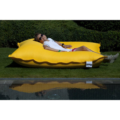 FLOAT BEAN BAG ZWEMBAD - geel