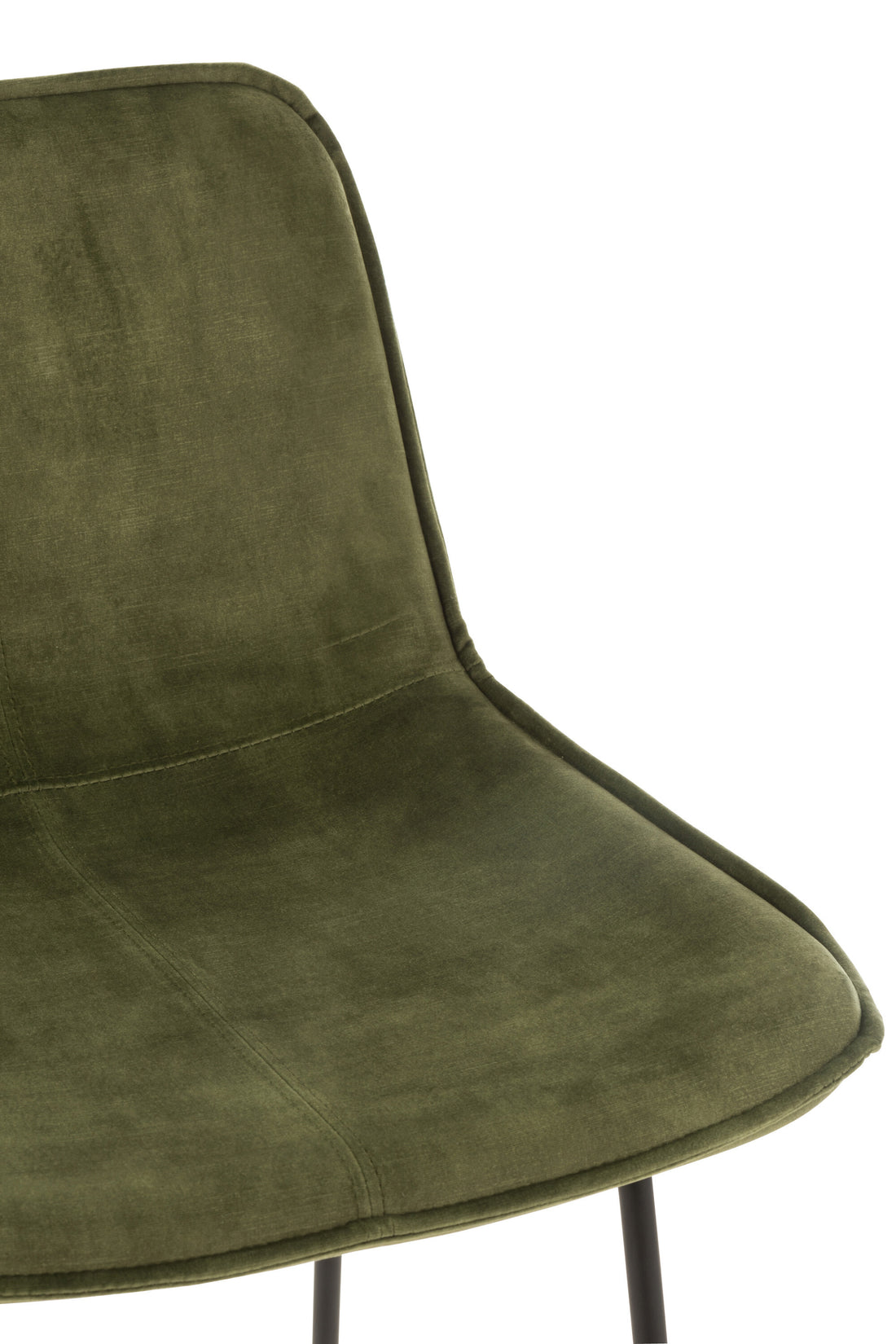 Barkruk Laurent Metaal/Textiel Groen