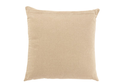 Kussen Bloem Spiraal Katoen Beige/Roze