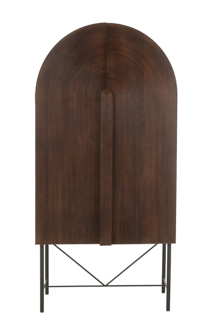 Plank Aura Mangohout/Metaal Bruin