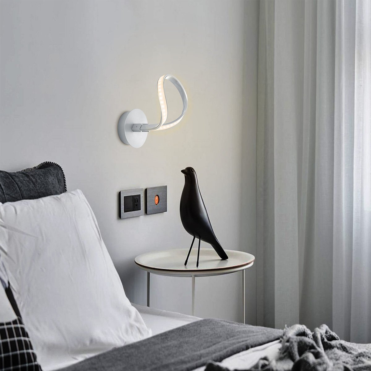 Design Led Wandlamp String | 17/20/23,5cm | Aluminium