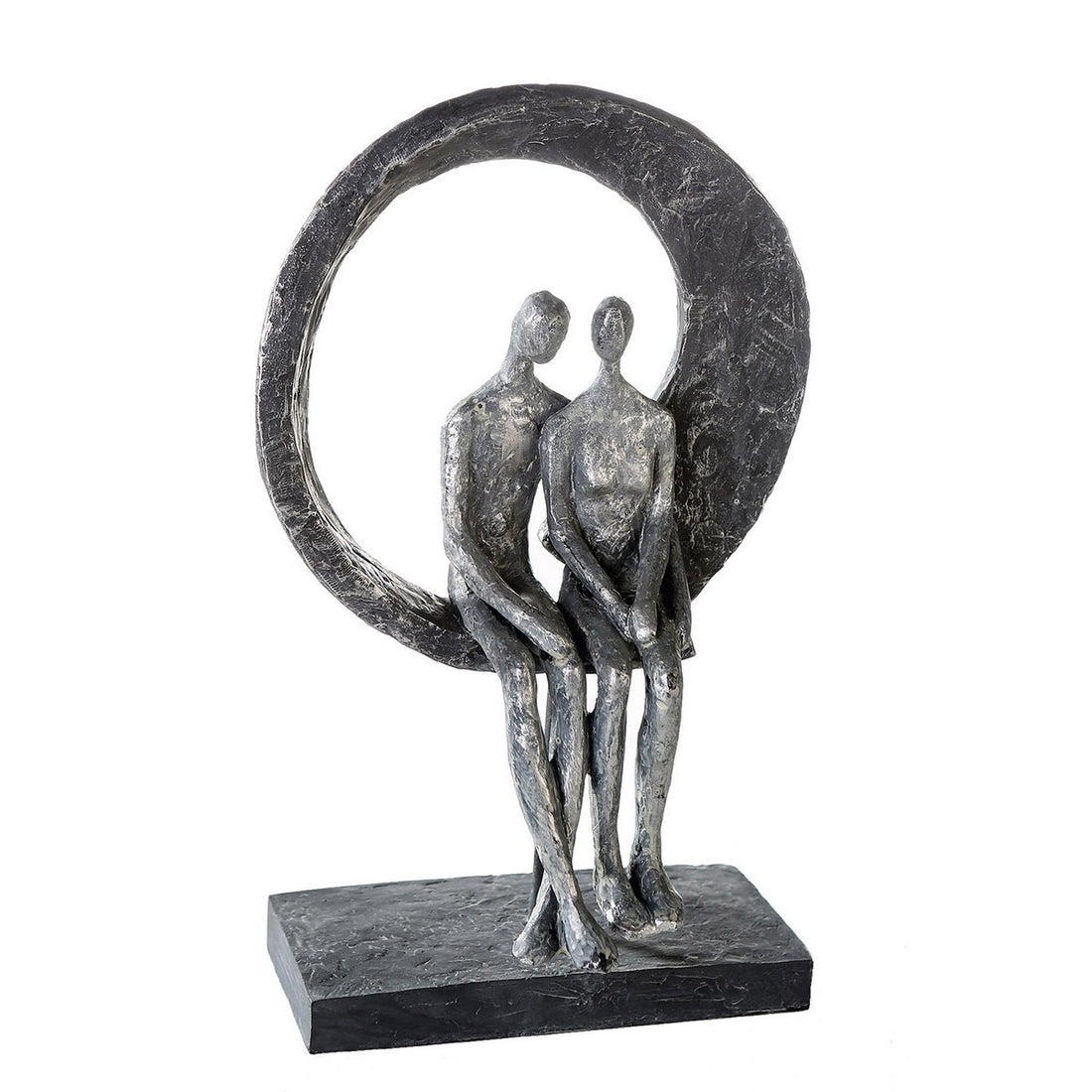 Polysculptuur &quot;Love Place&quot; antiek zilver