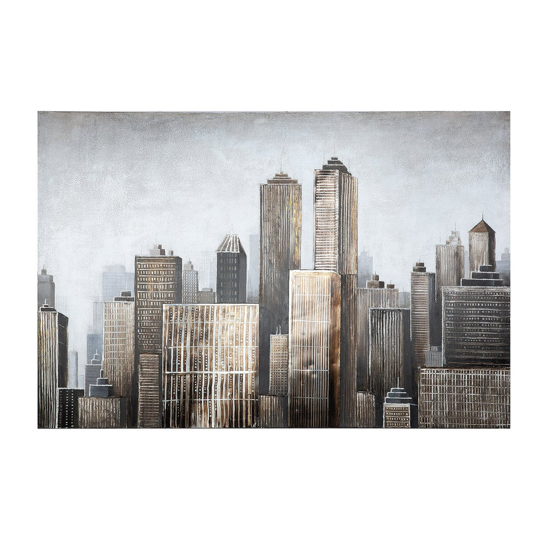 3D-foto &quot;Big Apple&quot; met aluminium elementen 150x100