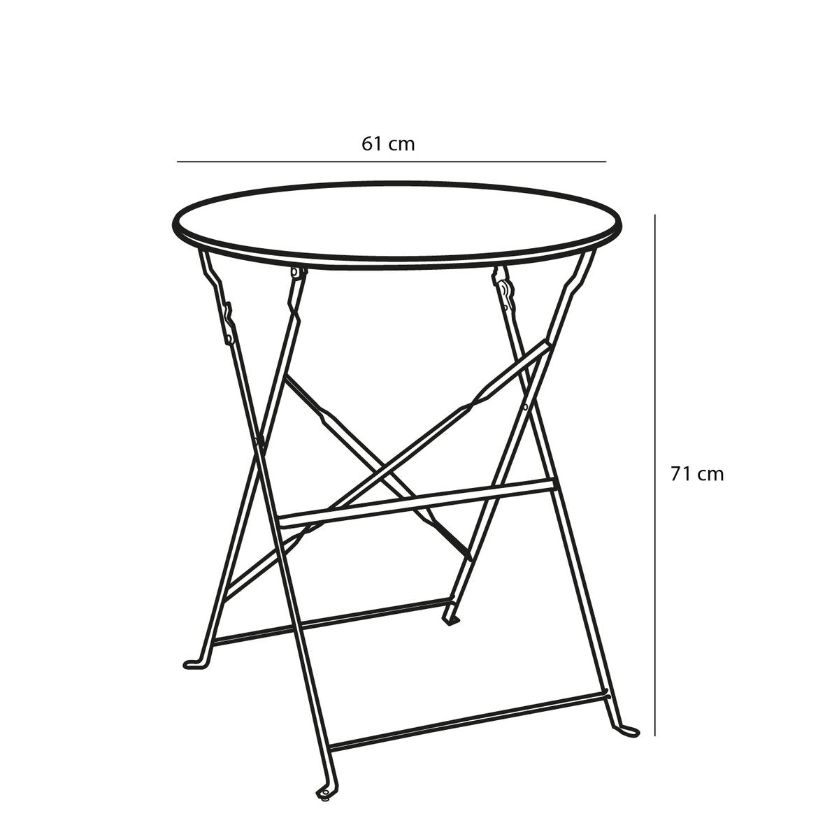 Laurence Bistroset - Set van 3 - Metaal - Lichtgroen