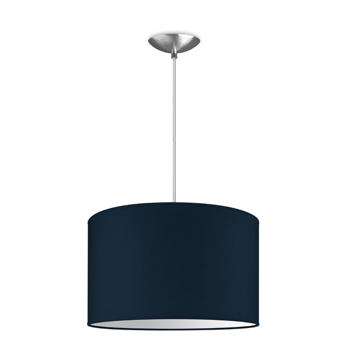 hanglamp Bling met lampenkap, E27, donkerblauw, 35cm