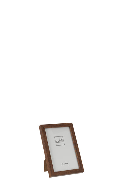 J-Line Fotokader Basic Hout Donker Bruin Extra Small
