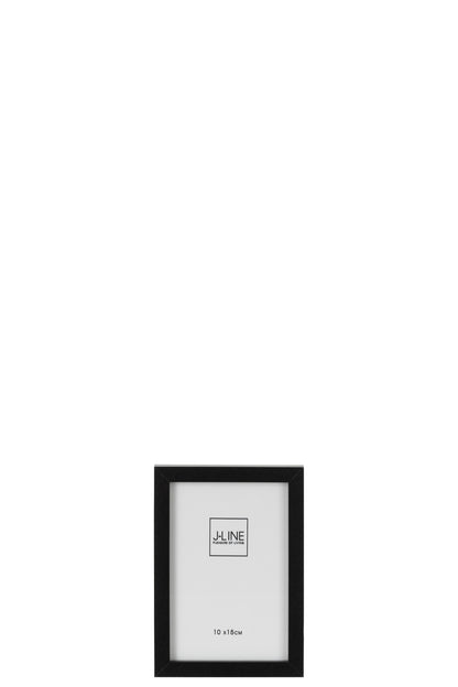J-Line Fotokader Basic Hout Zwart Extra Small