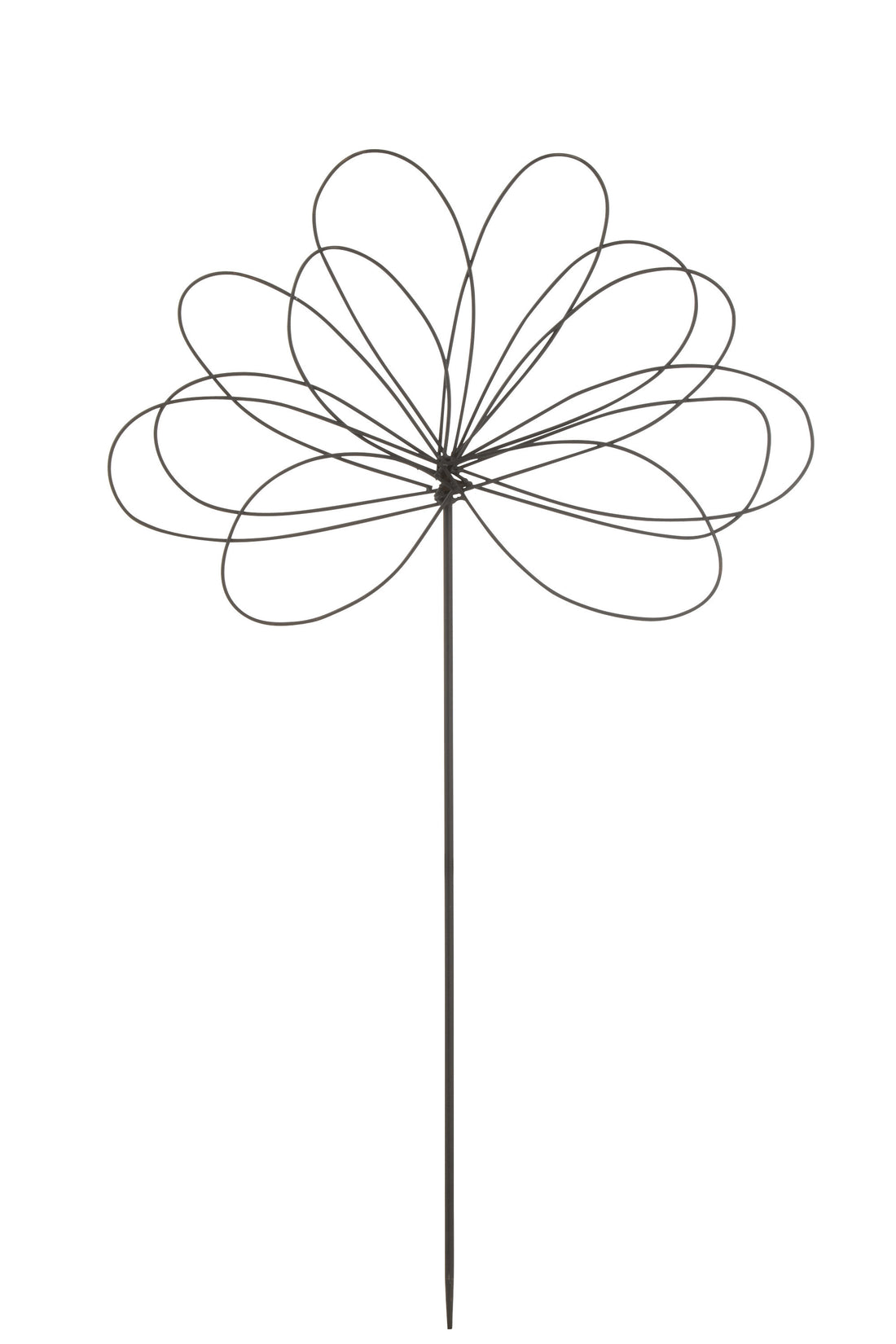 Decoratie Tuin Bloem Groot IJzer Zwart