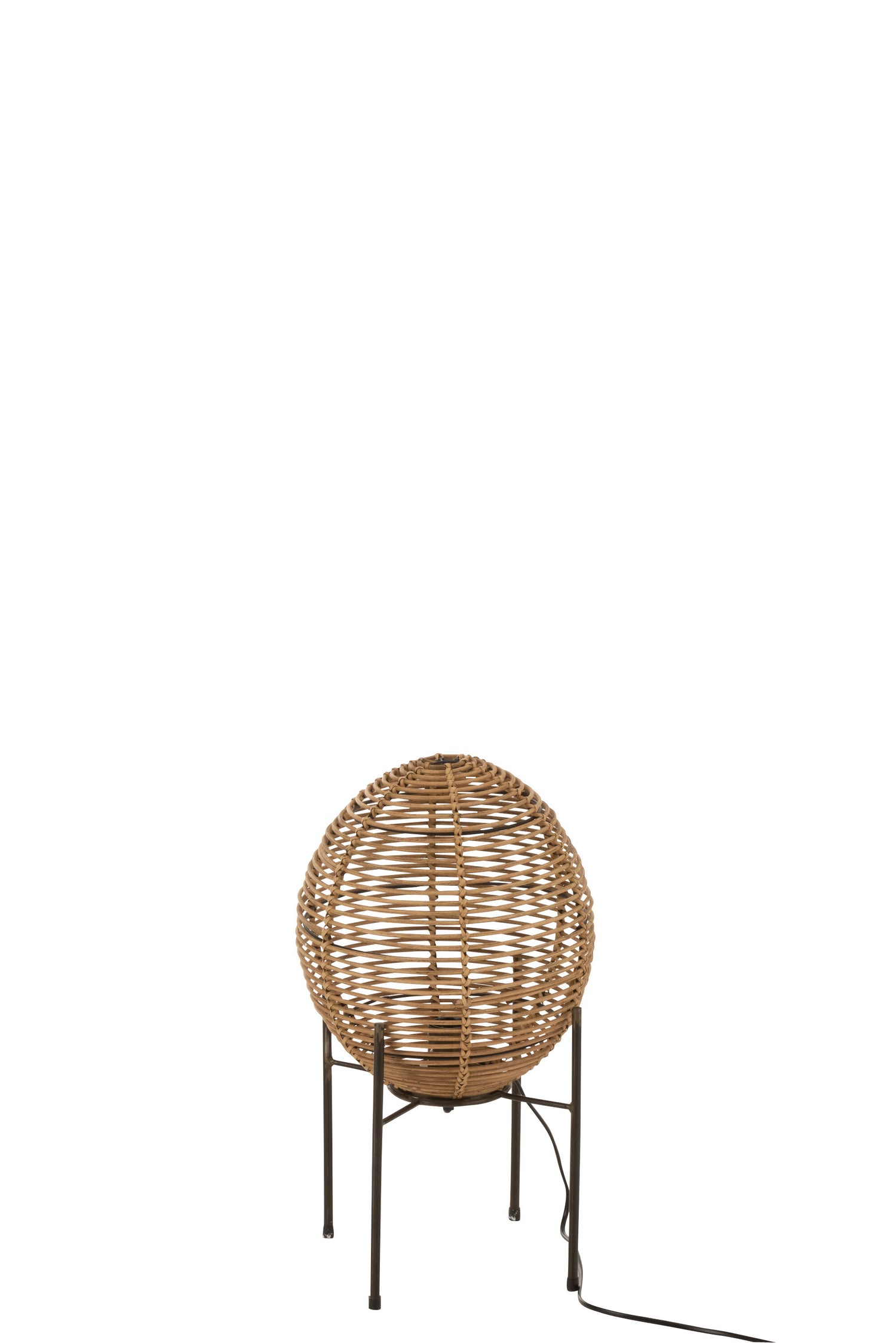 J-Line Op Frame Rattan tafellamp - jute/ metaal - naturel