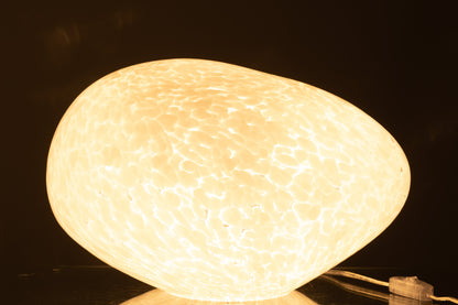 J-Line Lamp Dany Vlekken Ovaal Glas Wit