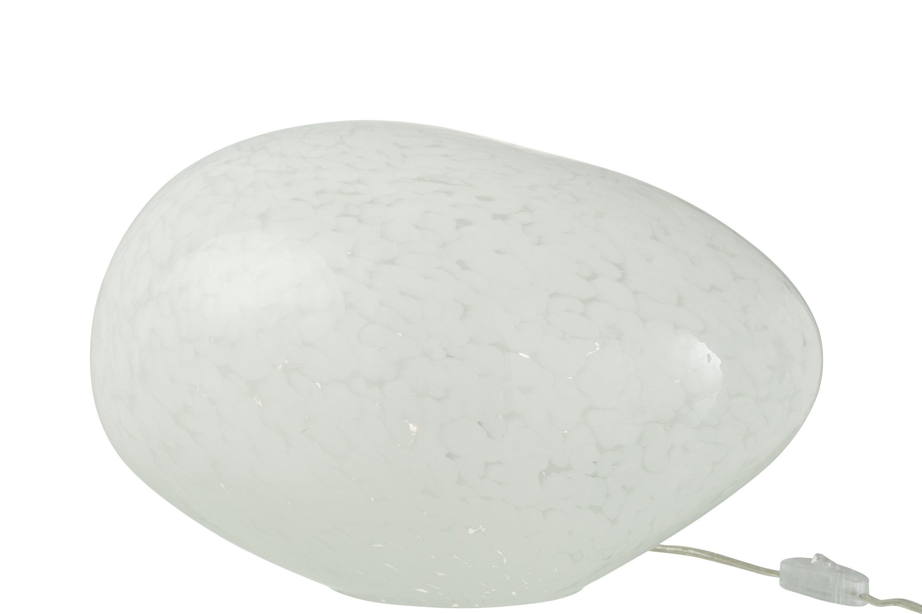J-Line Lamp Dany Vlekken Ovaal Glas Wit
