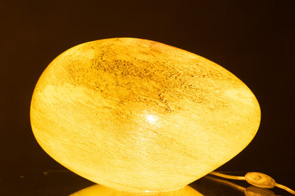 J-Line Lamp Dany Strepen Ovaal Glas Geel