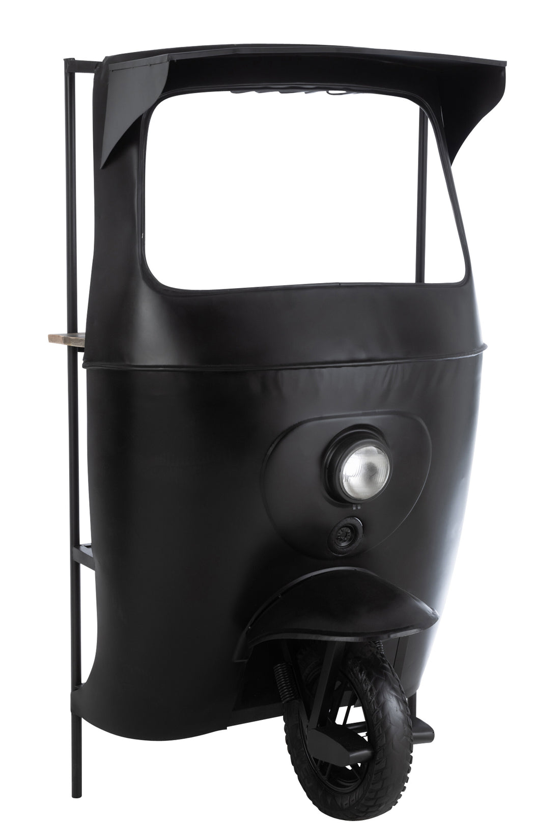 Bar Fiets Tuktuk Metaal/Mangohout Zwart/Natuurlijk