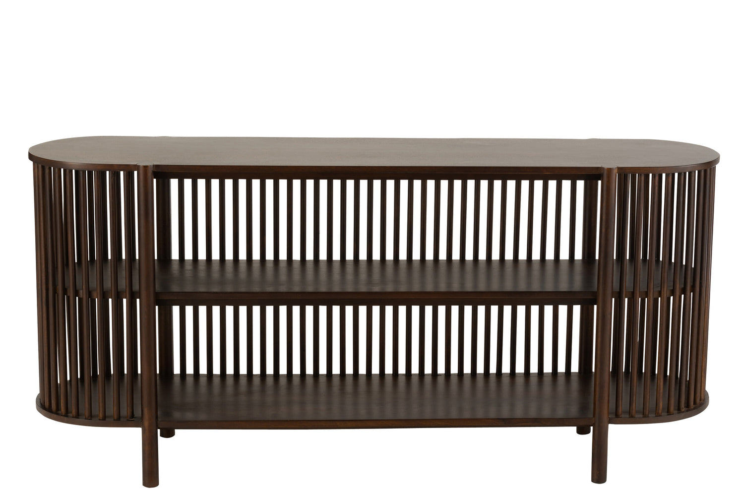 Console 2 planken Conie Mangohout Donkerbruin