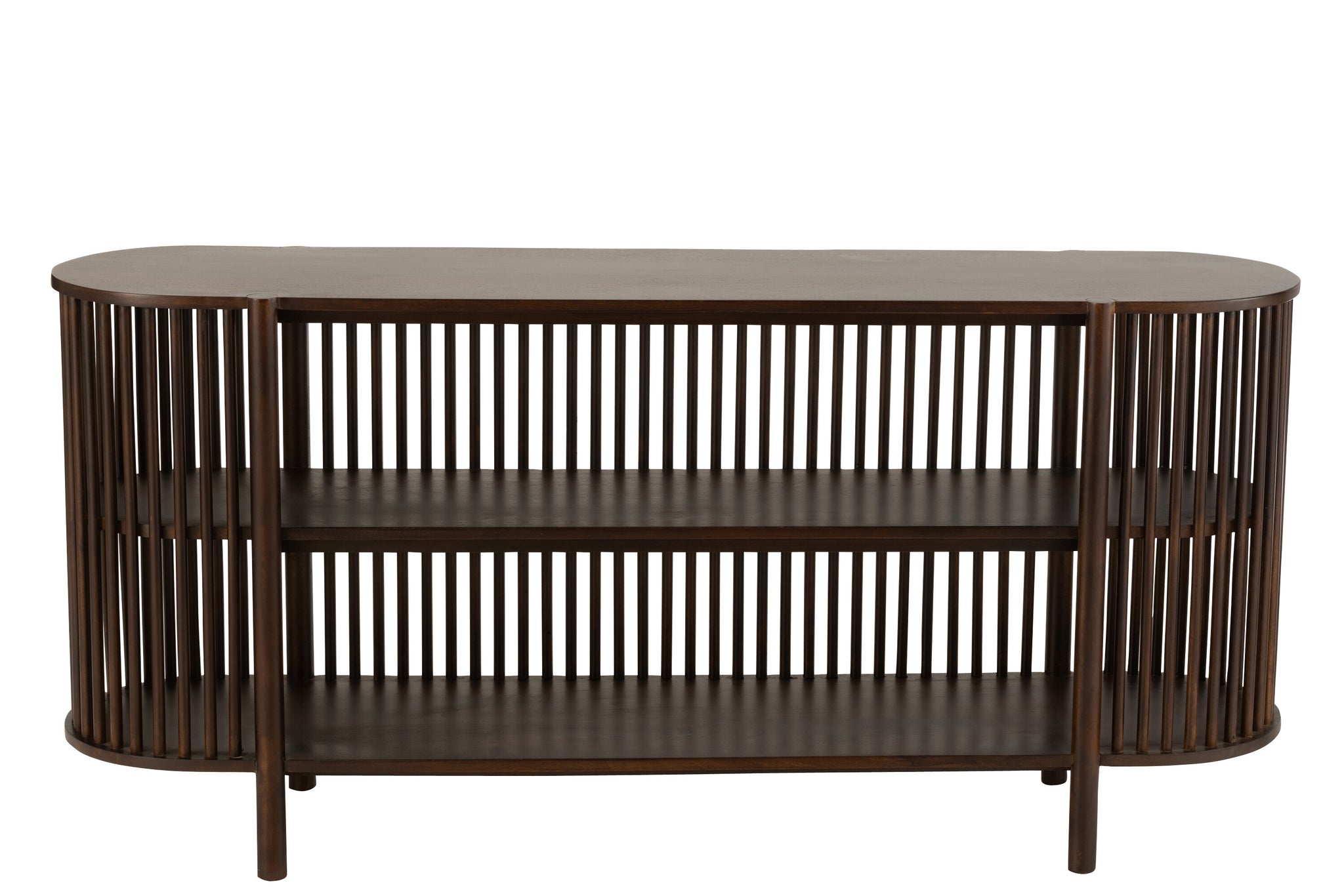 Console 2 planken Conie Mangohout Donkerbruin