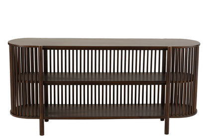 Console 2 planken Conie Mangohout Donkerbruin