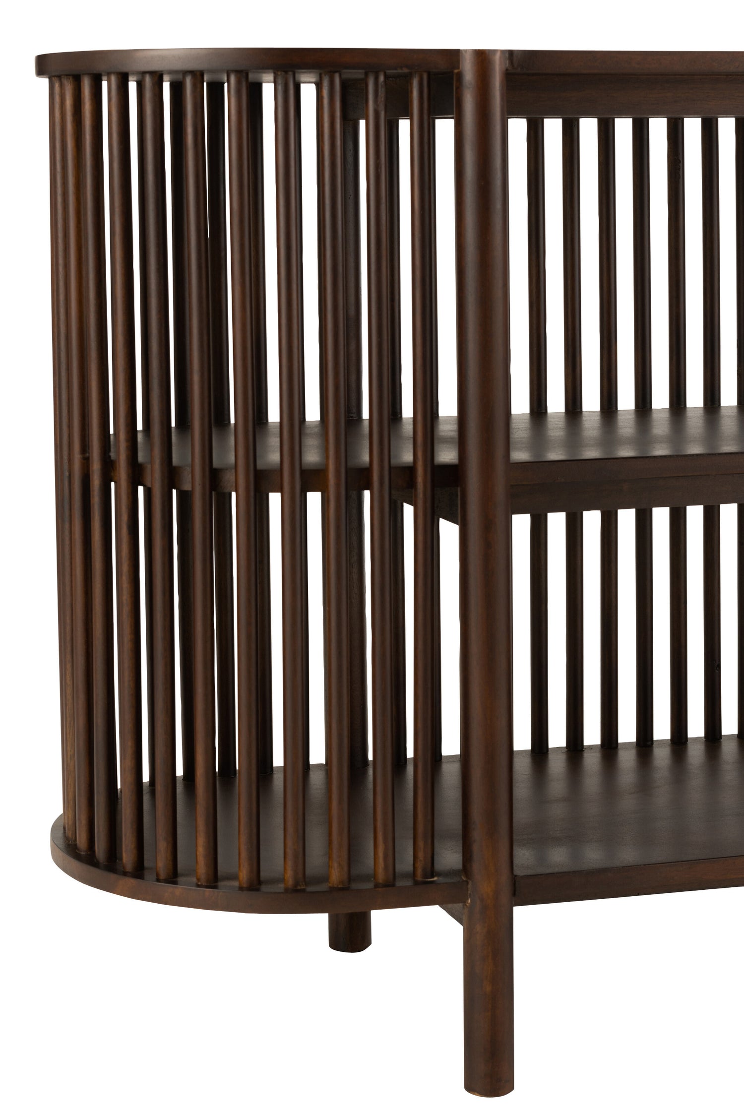 Console 2 planken Conie Mangohout Donkerbruin