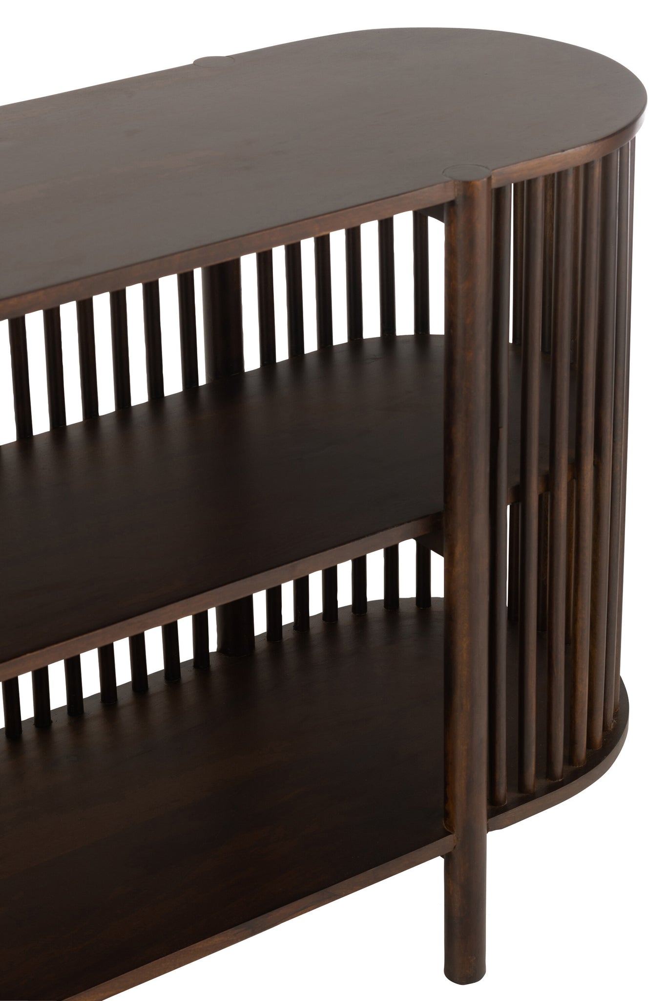 Console 2 planken Conie Mangohout Donkerbruin