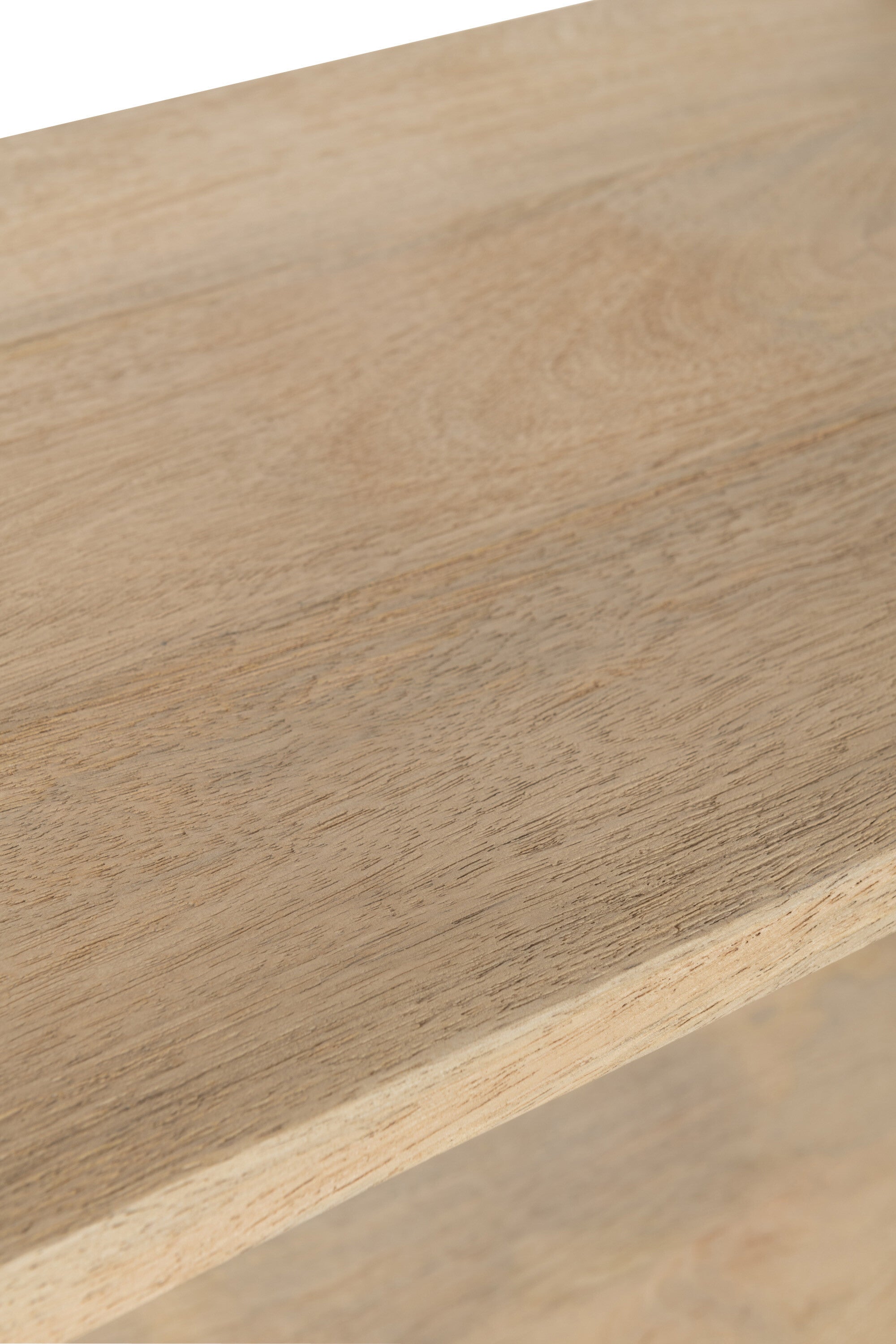 Rek Eli 5 planken Mangohout/IJzer Natuurlijk/Grijs