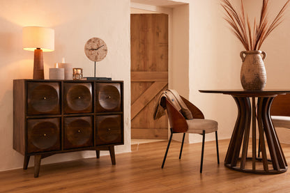 Tafel Connie Mango Hout Donkerbruin