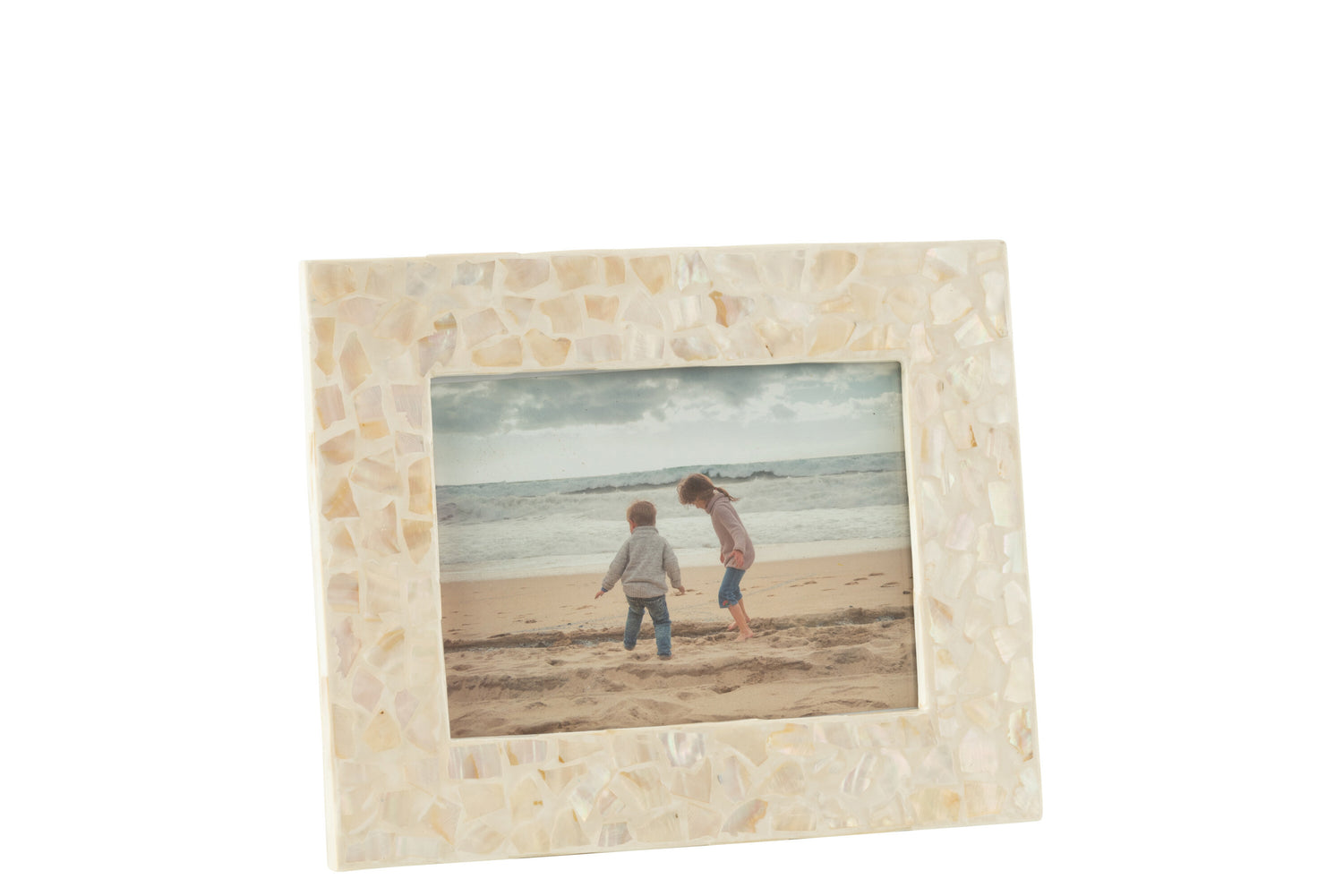 Fotolijst Nuye Schelpen/Mdf Ivoor 12X17cm