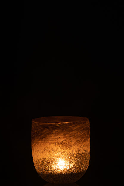 Orkaan Scavo Glas Grijs Groot