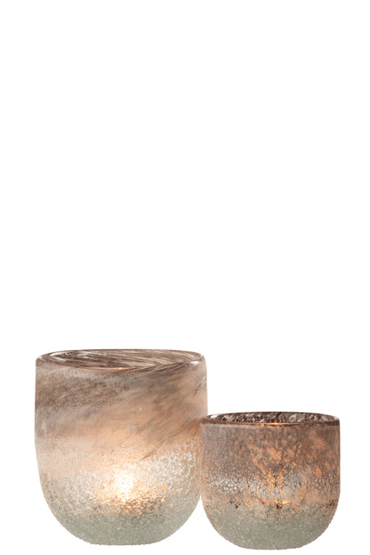 Orkaan Scavo Glas Grijs Groot