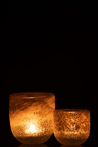 Orkaan Scavo Glas Grijs Groot