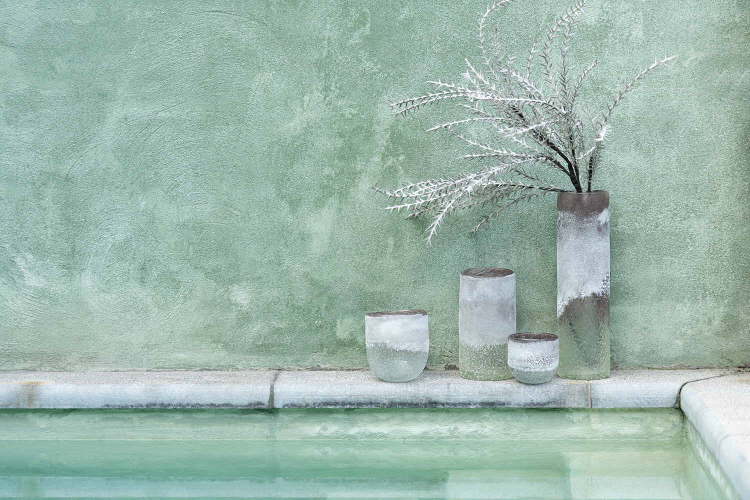 Orkaan Scavo Glas Grijs Groot