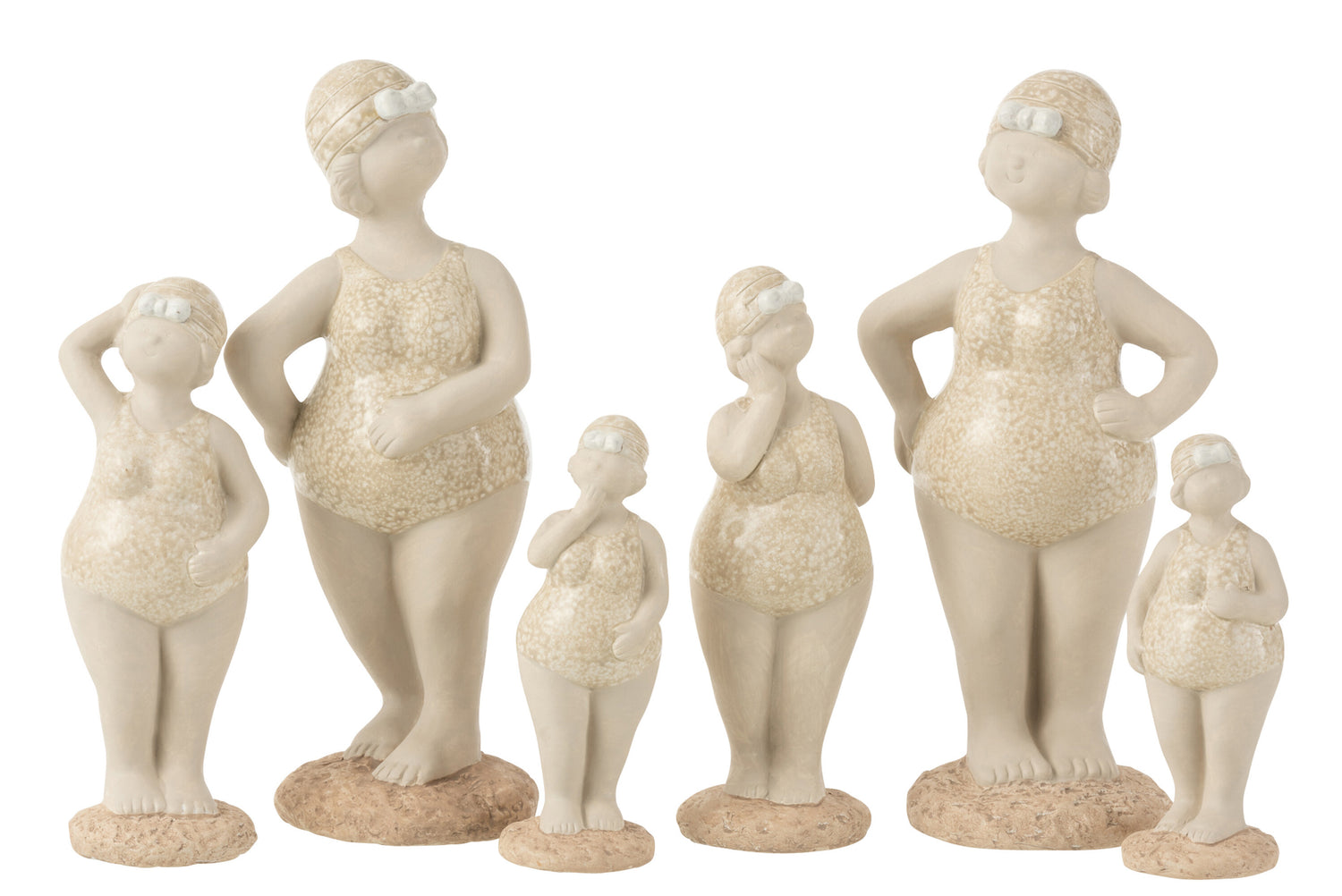 Damesbadpak staand keramiek beige groot assortiment van 2