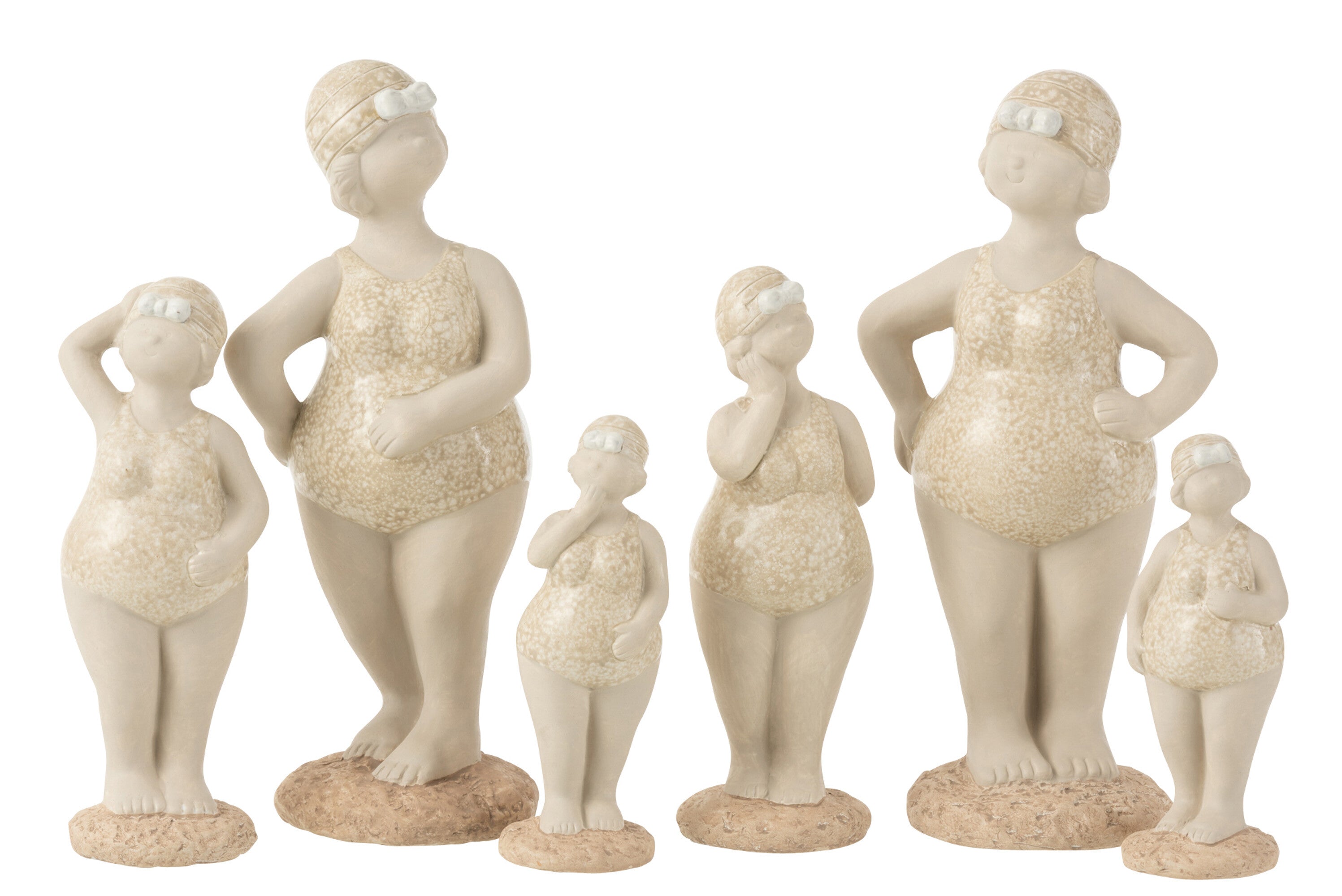 Damesbadpak staand keramiek beige groot assortiment van 2