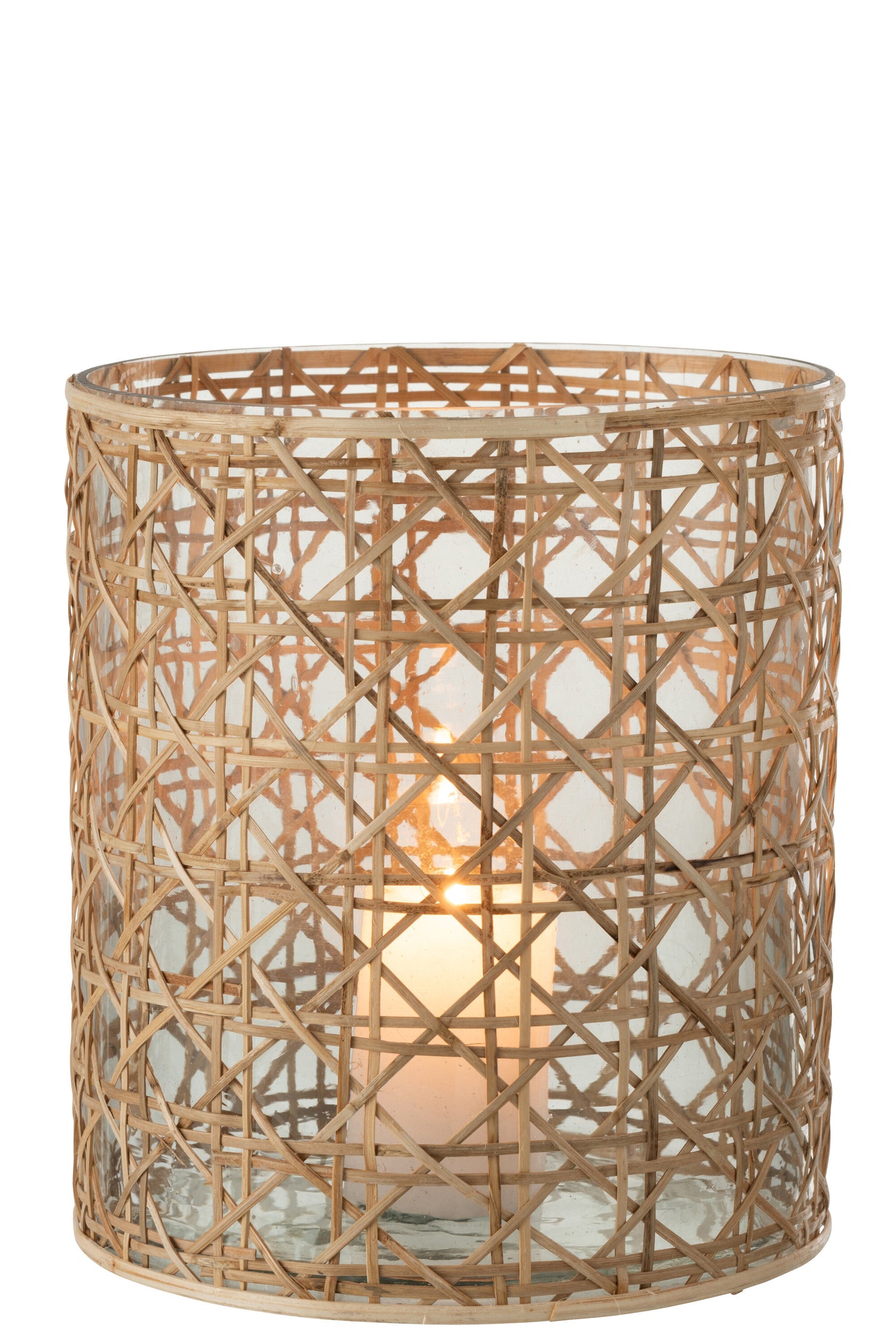 Orkaan Candice Brede Glazen/Riet Natuurlijk