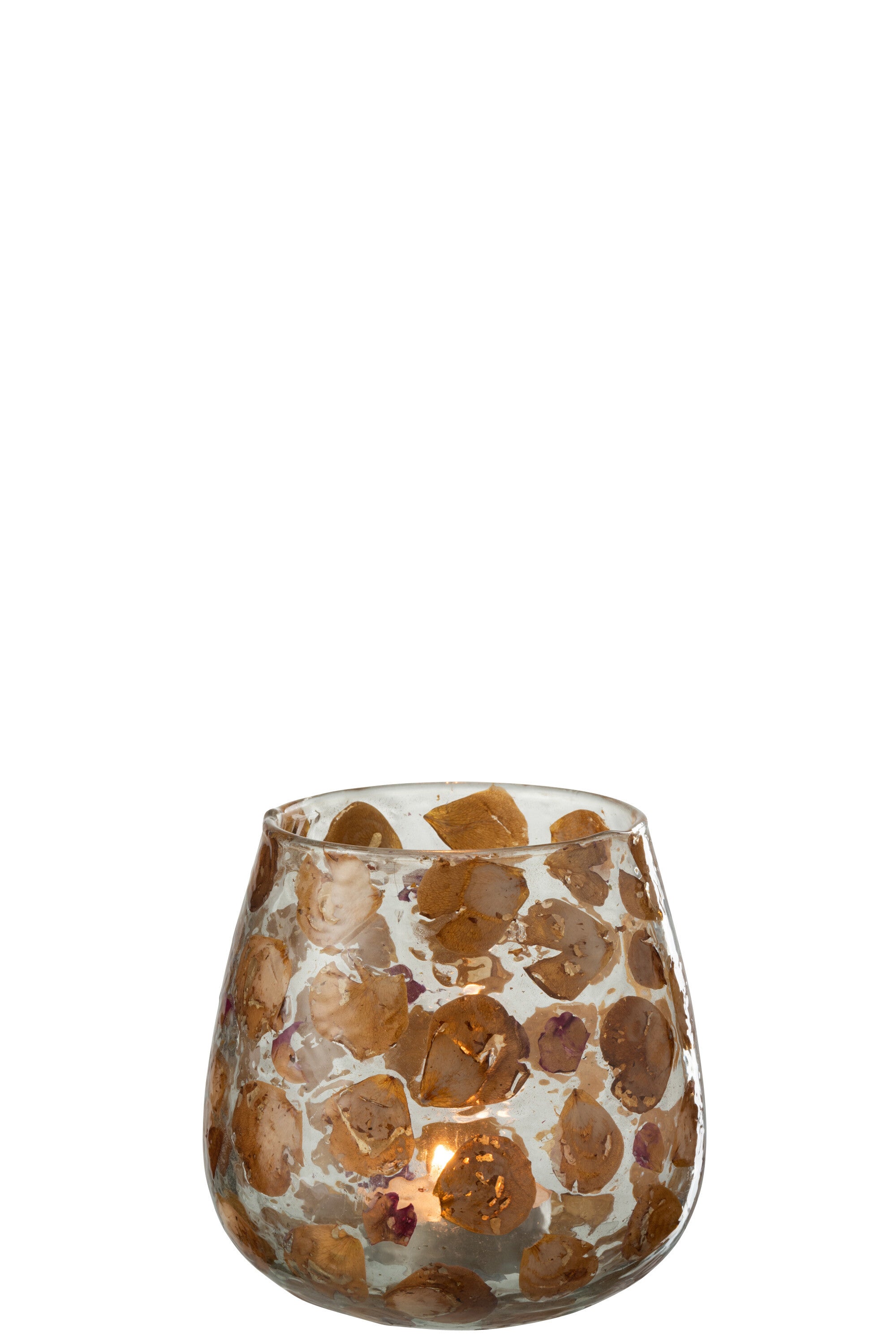 J-Line lantaarn Gerard Glas Amber Large