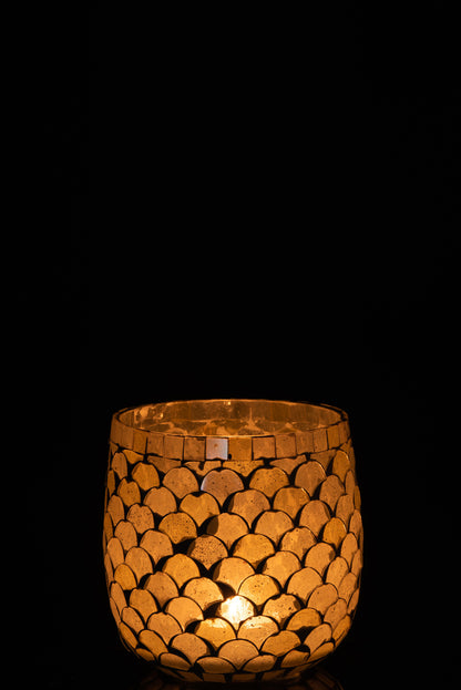 Orkaan Mozaïekglas Aqua Medium